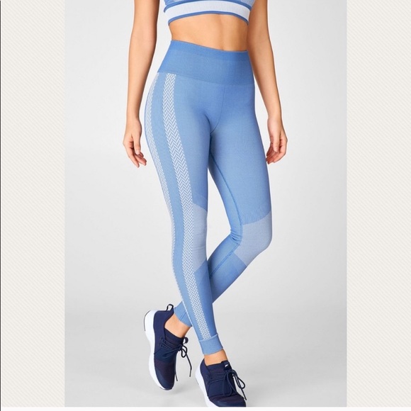 Fabletics Pants - Fabletics HIgh Waisted Seamless Check Leggings